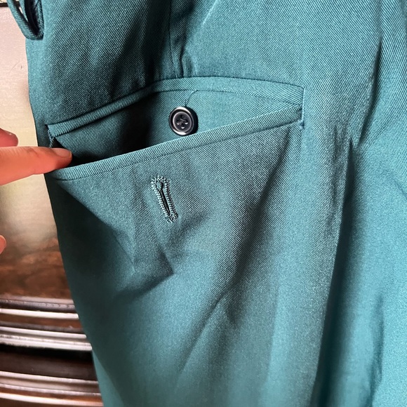 Women 2 pcs Green / Blue suit - Picture 12 of 13